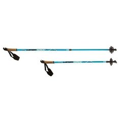 Палки для скандинавской ходьбы Larsen Nordic Blue раздвижные 90-140см голубой