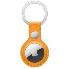Брелок-подвеска для AirTag Leather Key Ring California Poppy Apple