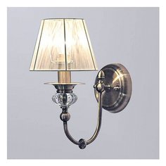 Настенный светильник Newport 2201/A, E14, 60 Вт, кол-во ламп: 1 шт., цвет арматуры: бронзовый, цвет плафона: бежевый