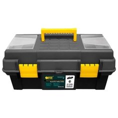 Ящик с органайзером FIT 65552 41x21x18.5 см черный/желтый F.It