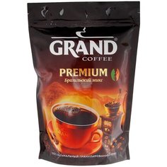 Кофе растворимый Grand Premium Бразильский микс, 200 г ГРАНД