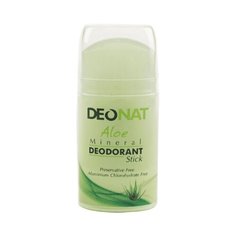 DeoNat дезодорант, кристалл (минерал), Aloe (push up), 100 г