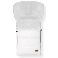 Конверт-мешок Nuovita Alpino Lux Bianco меховой 85 см bianco