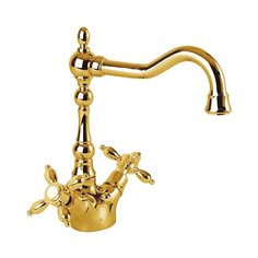Смеситель для раковины (умывальника) CEZARES Atlantis Nostalgia LS2-A-03/24 золото 24 карат