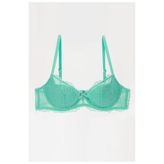Бюстгальтер Innamore Basic Lace, размер 6D (90D), зеленый