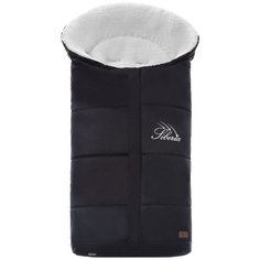 Конверт-мешок Nuovita Siberia Bianco меховой 90 см черный