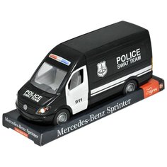 Фургон Тигрес Mercedes-Benz Sprinter (39721) 1:24, 28 см, черный