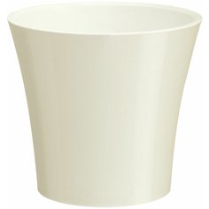 Горшок Santino Arte 1,2л, жемчуг-прозрачный, с системой автополива