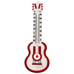 Термометр Luazon Гитара белый/красный