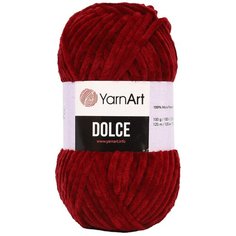 Пряжа YarnArt Dolce 100г. 120м (100% микрополиэстер) (752 бордовый)