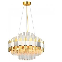 Подвесная люстра Natali Kovaltseva SKALA 81435/8C BRASS SILVER 40W Хром