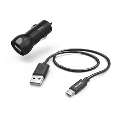 Автомобильная зарядка HAMA 00183246, black