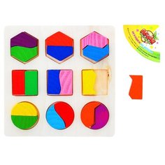 Головоломка «Собери фигуру» Лесная мастерская