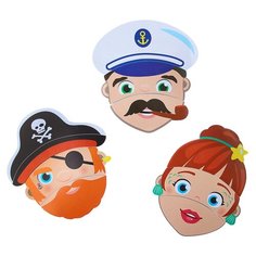 Набор игрушек для ванны «Изучаем профессии»: пазлы из EVA, 3 шт.