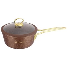 Сотейник со стеклянной крышкой ZEIDAN Z-501025 Bronze, 1,5л