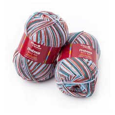 Пряжа Пчелка (2 мотка), 500м. 100г., пряжа из троицка, 4246, секционный Троицкая камвольная фабрика