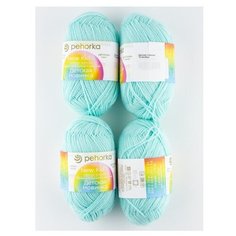 Пряжа Пехорка Детская новинка, 100 % акрил, 50 г, 200 м, 4 шт., 73 айсберг