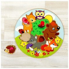 Головоломка «Лесные жители» Лесная мастерская