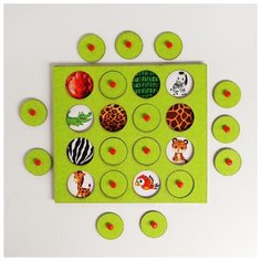 Рамка-вкладка для тренировки памяти «Мир вокруг» 16 элементов (набор 4 картинки) Лесная мастерская