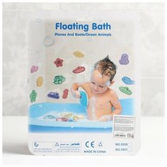 Набор игрушек для ванны «Учим морских животных»: фигурки-стикеры из EVA, 16 шт.