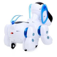 Игрушка-робот «IQ-Пес», работает от батареек, световые и звуковые эффекты, цвет розовый Woow Toys