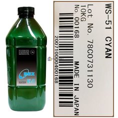 Тонер ATM Green для KYOCERA FS Color Универсал тип WS-51-C (фл. 1 кг. синий, IMEX)