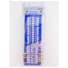 Органайзер для ниток мулине 27 см., OG-P50 ЭВА, Gamma, белый, синий
