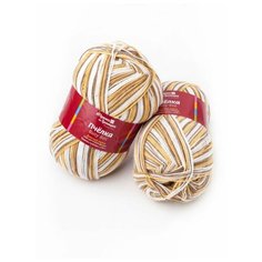 Пряжа Пчелка (2 мотка), 500м. 100г., пряжа из троицка, 4124, секционный Троицкая камвольная фабрика