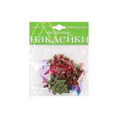 Декоративные наклейки фетр Листочки Альт