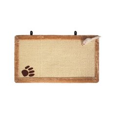 Triol Коврик-когтеточка Лапкас мышкой,из сизаля, 550*350мм 20851030, 0,521 кг (2 шт)