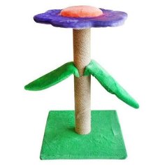 38074 когтеточка Цветок джут 35*35*54 см (2 шт) Zo Oexpress