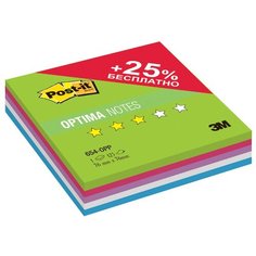 Post-it Блок-кубик Optima, 76х76 мм, 125 штук (654) лето