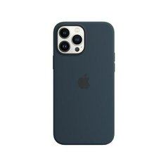 Панель-накладка Apple Silicone Case with MagSafe Abyss Blue для iPhone 13 Pro Max