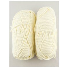 Пряжа "Акварель" 100 г, 110 м (2 мотка)., камтекс, чайный роза