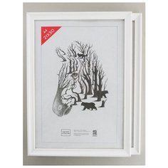 Рамка деревянная 21х30, 2шт., Зебра, 1507 белый