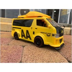Машинка японский микроавтобус с правым рулем свет звук детская машина игрушка инерционная праворульный автомобиль городские службы JBE