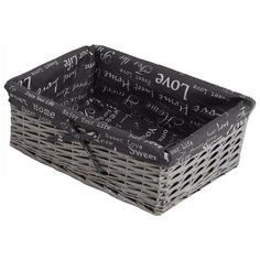 Корзина для хранения "Sweet home", с текстильным вкладышем, прямоугольная Волшебная Страна