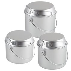 Набор котелков походных (1л; 2л; 3л) Camp-S1 Ecos