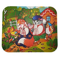 Пазл Нескучные игры Кот Петух и Лиса (8304), 12 дет.