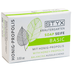 Мыло кусковое Styx Basic Мед-прополис, 100 г