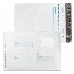 КУРТ Конверт-пакеты полиэтилен в4 (250х353 мм) до 300 л., отрывная лента, "куда-кому", комплект 500 шт., 11004