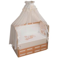 Комплект в кроватку для новорожденного Селена Грибочек С-90 стандарт Iv Selena