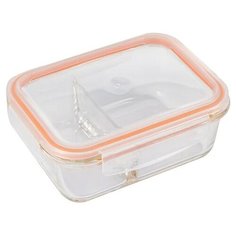 Mallony Контейнер Gusto 008677, прозрачный/оранжевый