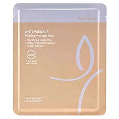 BEAUUGREEN Маска для лица гидрогелевая с пуллуланой. Anti-Wrinkle pullulan hydrogel mask, 30 гр.