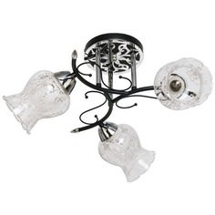 ЭкономСвет Люстра ЭкономСвет "6195GKx3". Хром+черный