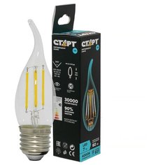 Светодиодная лампа СТАРТ LED F-Flame Свеча на ветру E27, 7Вт. (4000К) Start