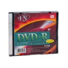 Диск VS DVD+R 8,5 GB 8x, 1 шт Двухслойный