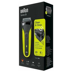Электробритва Braun 300s Series 3,зеленый