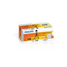 Лампа H8 12V 35W PGJ19-1, PHILIPS, 12360C1