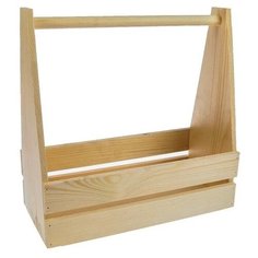 Кашпо Дарим красиво Таежный, 30x14x30 см натуральный